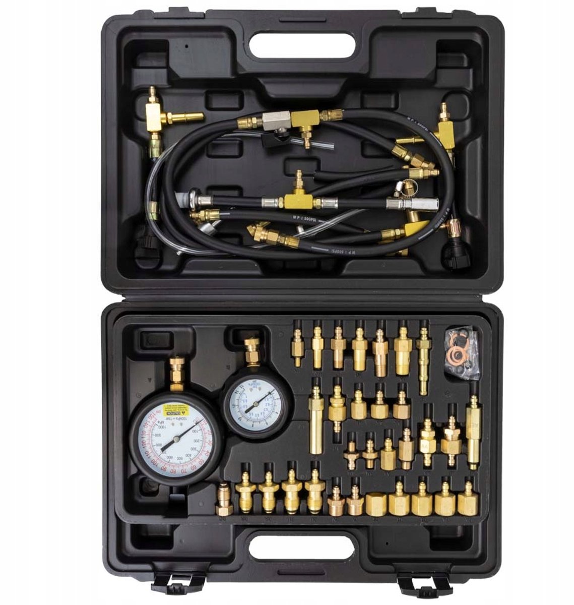 Brandstofdruktester 0-10 bar JBM - Complete set