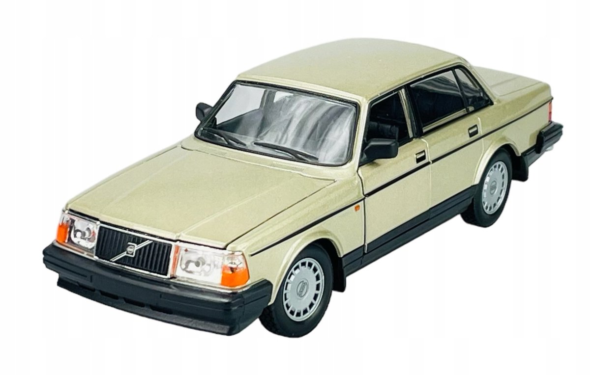 Welly Volvo 240 GL Goud Metaal 1:24 Schaalmodel