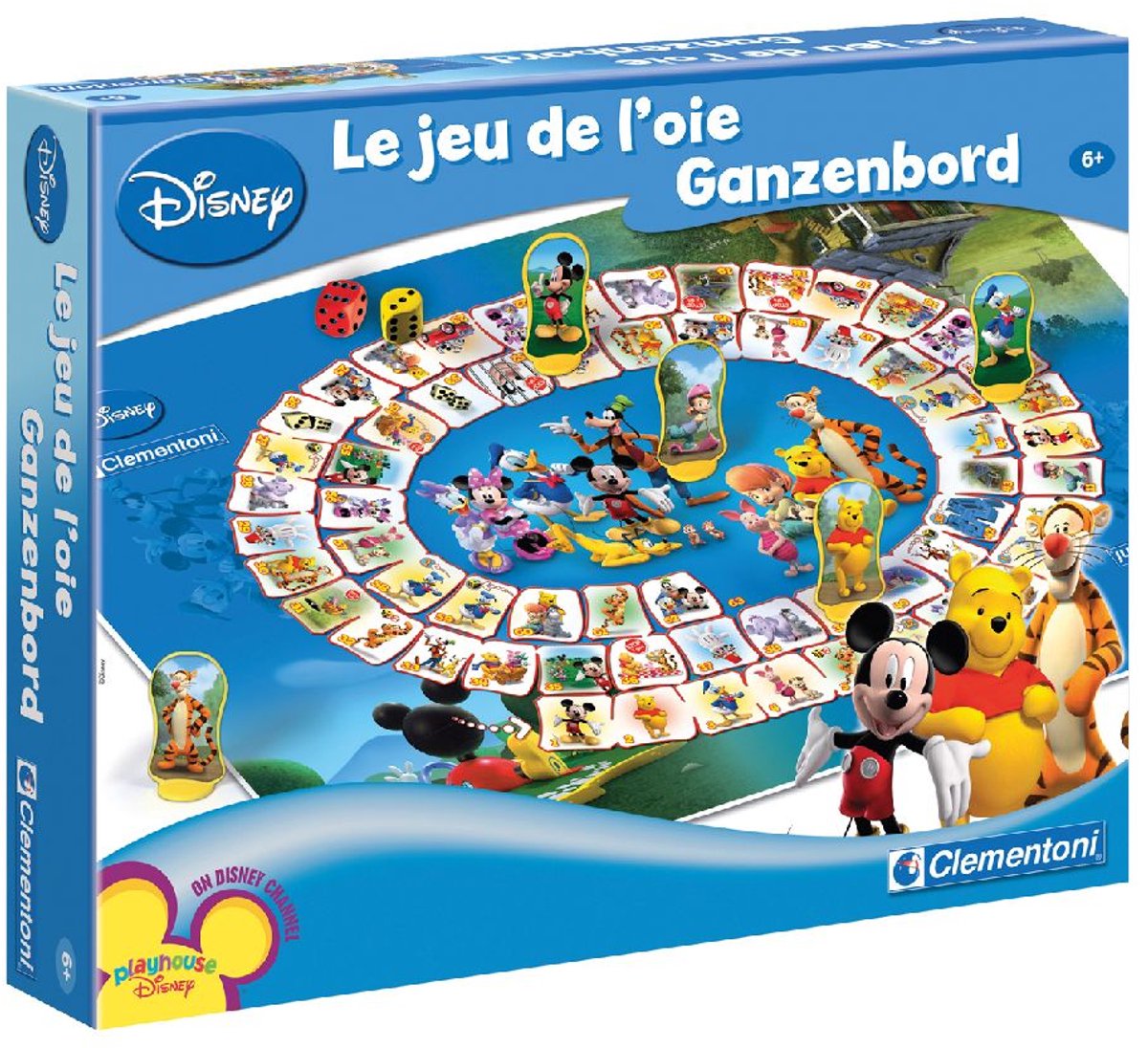 Clementoni Bordspel - Ganzenbord Disney - Gezelschapsspel voor Familie - Kinderen vanaf 6 Jaar — afbeelding 5