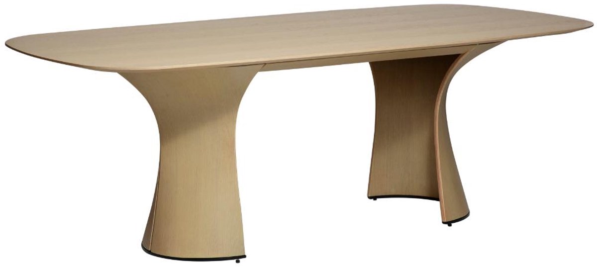 Root Dan-Form eetkamertafel fineer eik.