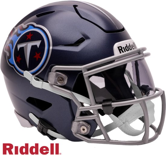 Casque Riddell Speedflex Midi NFL Replica Taille Moyenne Tennessee Titans