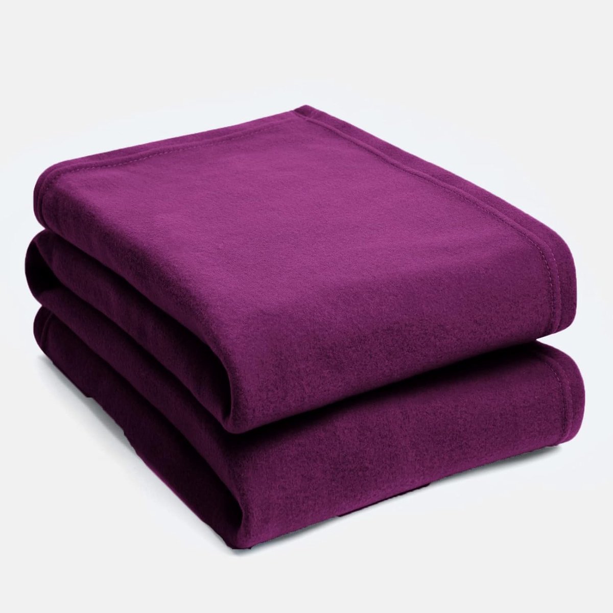 Grote warme polar fleece plaid - Zachte luxe deken voor slaapbank - 120 x 150 cm