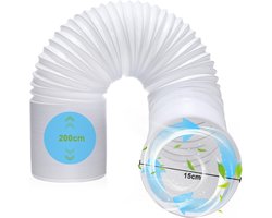 Uittrekbare afvoerslang voor draagbare airconditioning - 2m PP - diameter 15cm