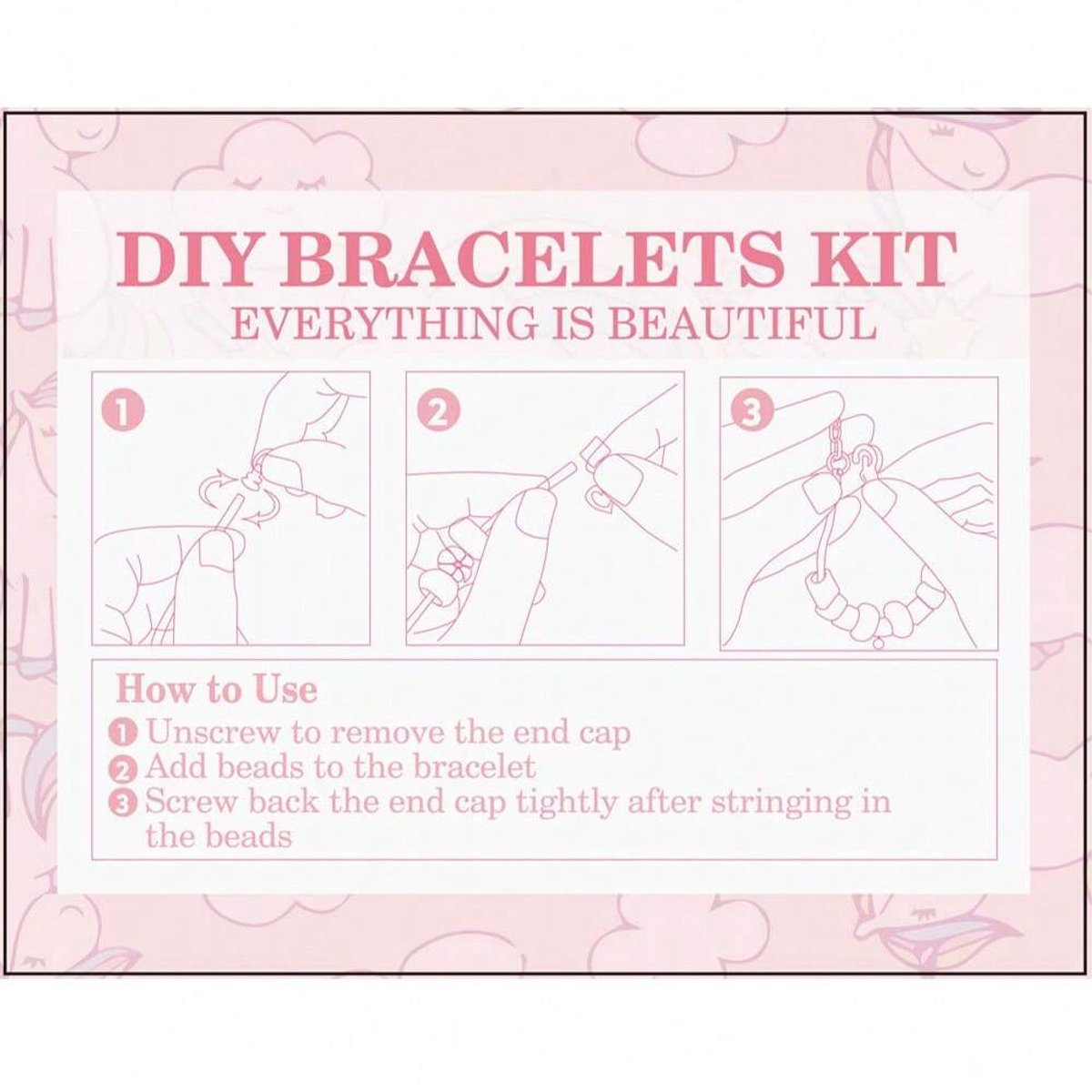 Adventskalender 2026 meisjes-Adventskalender voor meisjes sieraden-24 stuks DIY Adventskalender armband sieraden knutselen — afbeelding 5