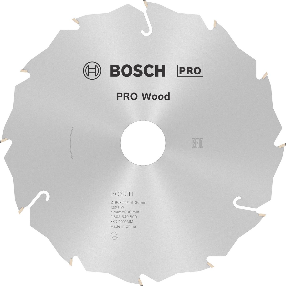CIRKZB SPEED 190X30X2,6 12T FZ/WZ
