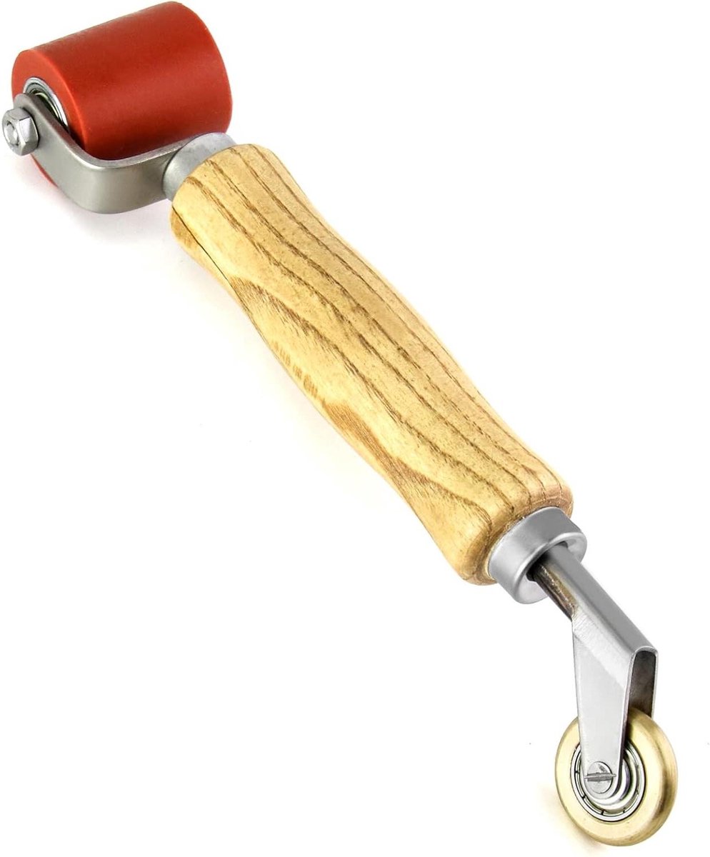 Allecto plus - Silicone Naadroller 40mm met Messing Detail Penny Roller voor PVC/TPO/EPDM Dakbedekkingstape