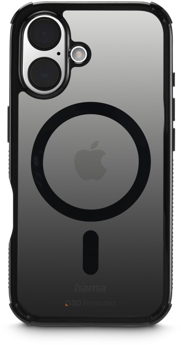 Hama hoesje geschikt voor Iphone 16 - Extreme Protect MagCase - Zwart