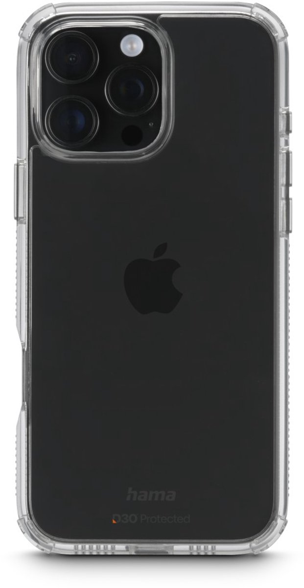 Hama hoesje geschikt voor Iphone 16 Pro Max - Extreme Protect cover - Transparant