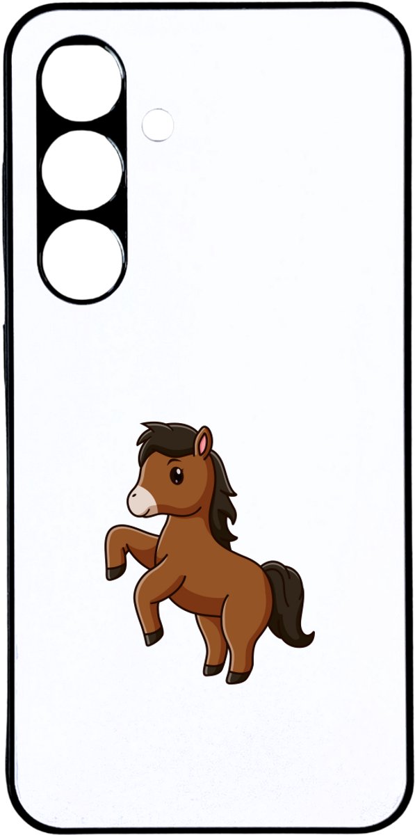 Hacebo® - Paard telefoonhoesje - Paarden - Paarden liefhebbers - telefoonhoesjes - Hobby horse - dieren - manege - hoesje geschikt voor Samsung Galaxy S24 Plus