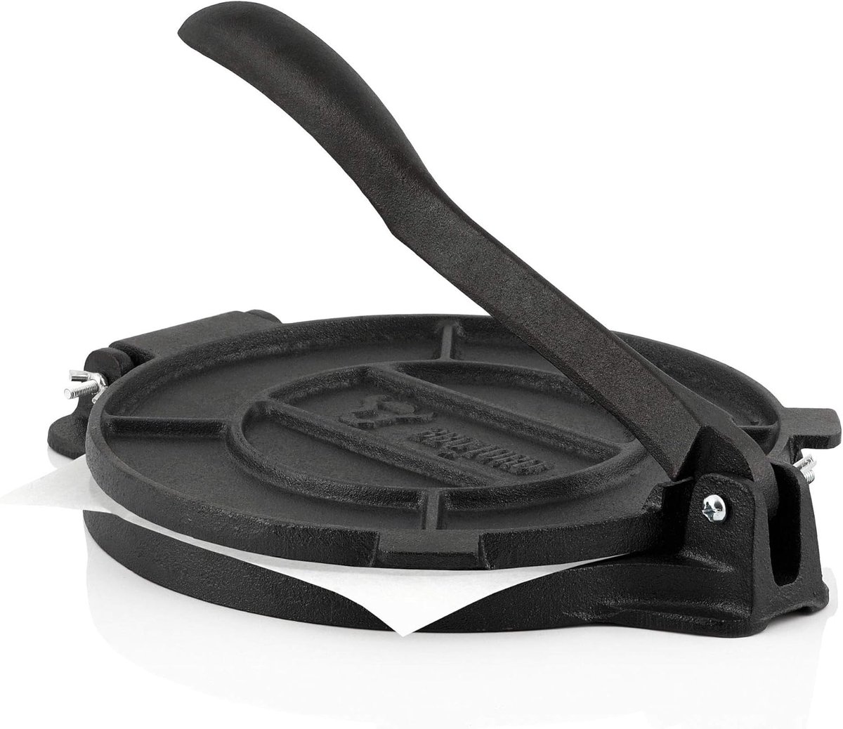 Tortillapers voor zelfgemaakte tortilla's - Gietijzer, 20 cm