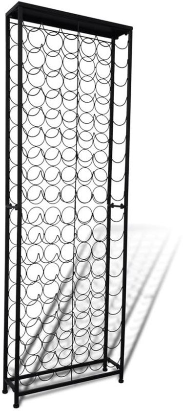 Wijnrek 4 fles wijnrek vrijstaande flessenhouder aanrecht opslag metalen rek voor thuis bar keuken (kleur: goud, maat: 29x17cm