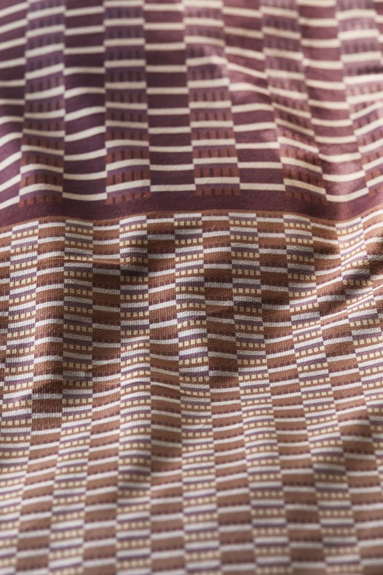 Beddinghouse Yuval dekbedovertrek - Eenpersoons - 140 x 200/220 cm - Terra van Merkloos — afbeelding 3