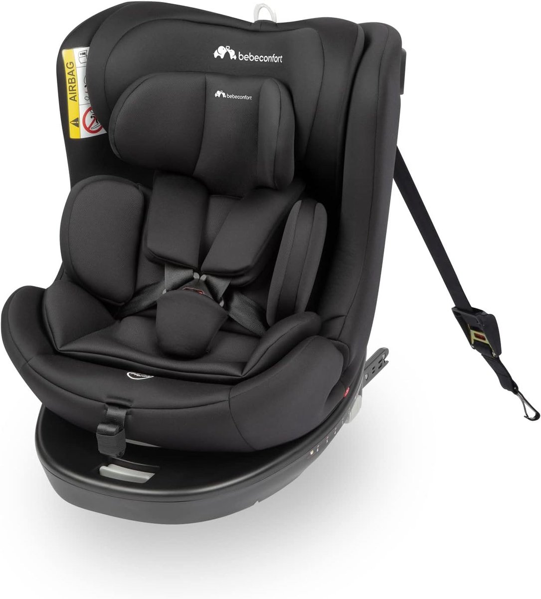 Image of 360 Draaibare Autostoel voor Kinderen van 0 tot 12 Jaar - ISOFIX Veiligheid, Comfortabele Ligposities, Dubbele Bescherming