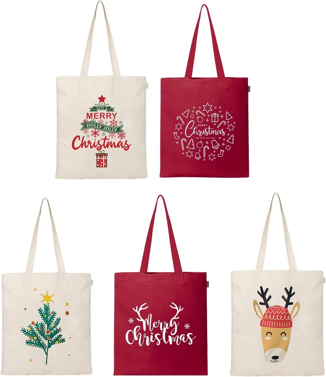 Stoffen Tas, Esthetische Tote Bag, Boodschappentas Canvas Draagtas voor Dames en Heren