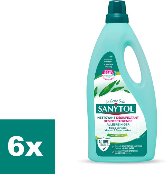 SANYTOL Desinfecterende allesreiniger 1L - 6 stuks