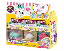 Knuffel Little Live Pets Wit Jaune Plastic
