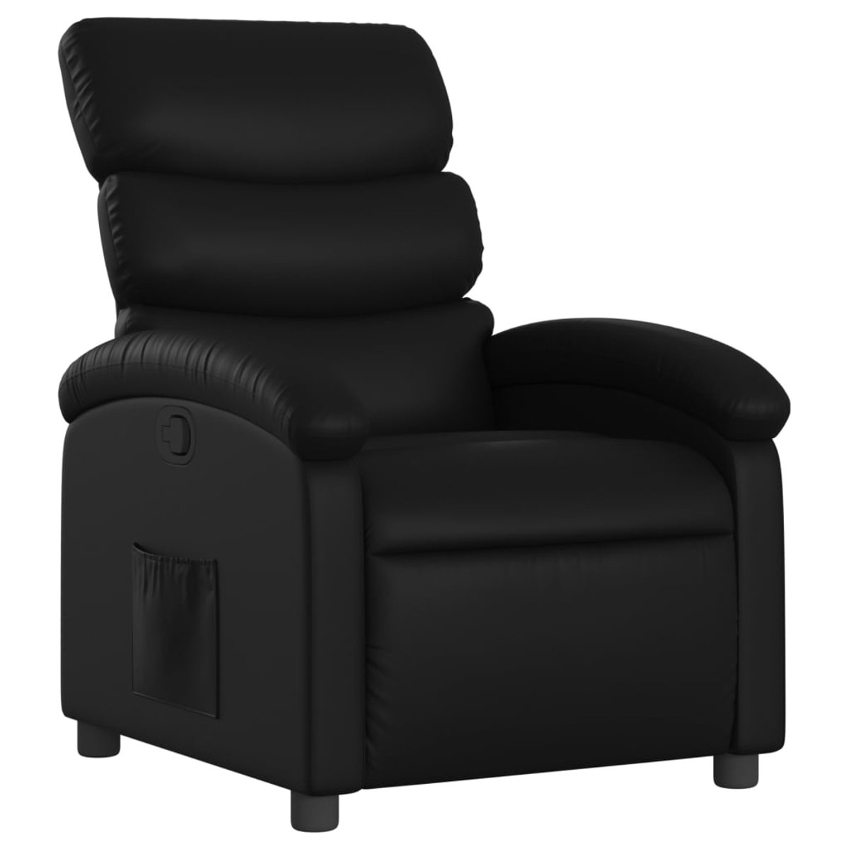 vidaXL Relaxfauteuil - zwart - kunstleer