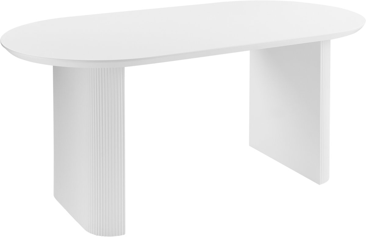 MOBERLY - Eettafel - Wit - 180 x 90 cm - MDF