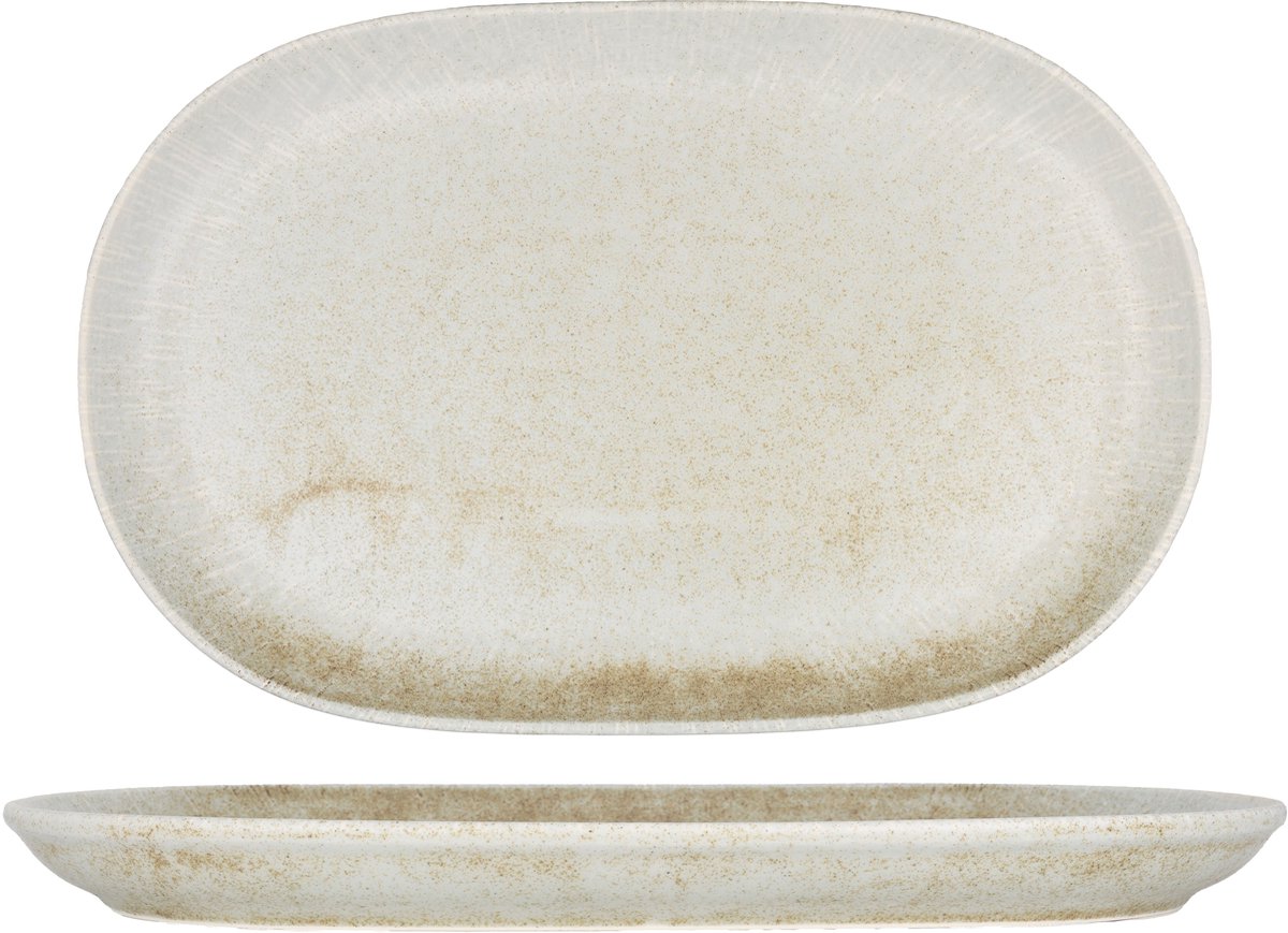 ID Fine Serveerschaal - Mellow - Porselein - 37 cm - set van 2