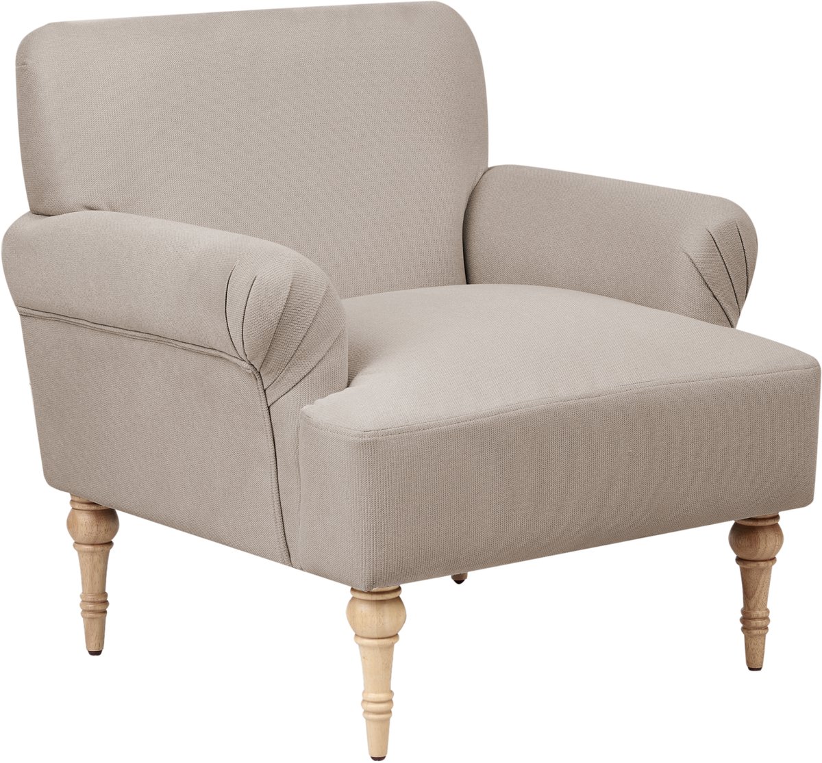 FREDROS - Fauteuil - Taupe - Polyester