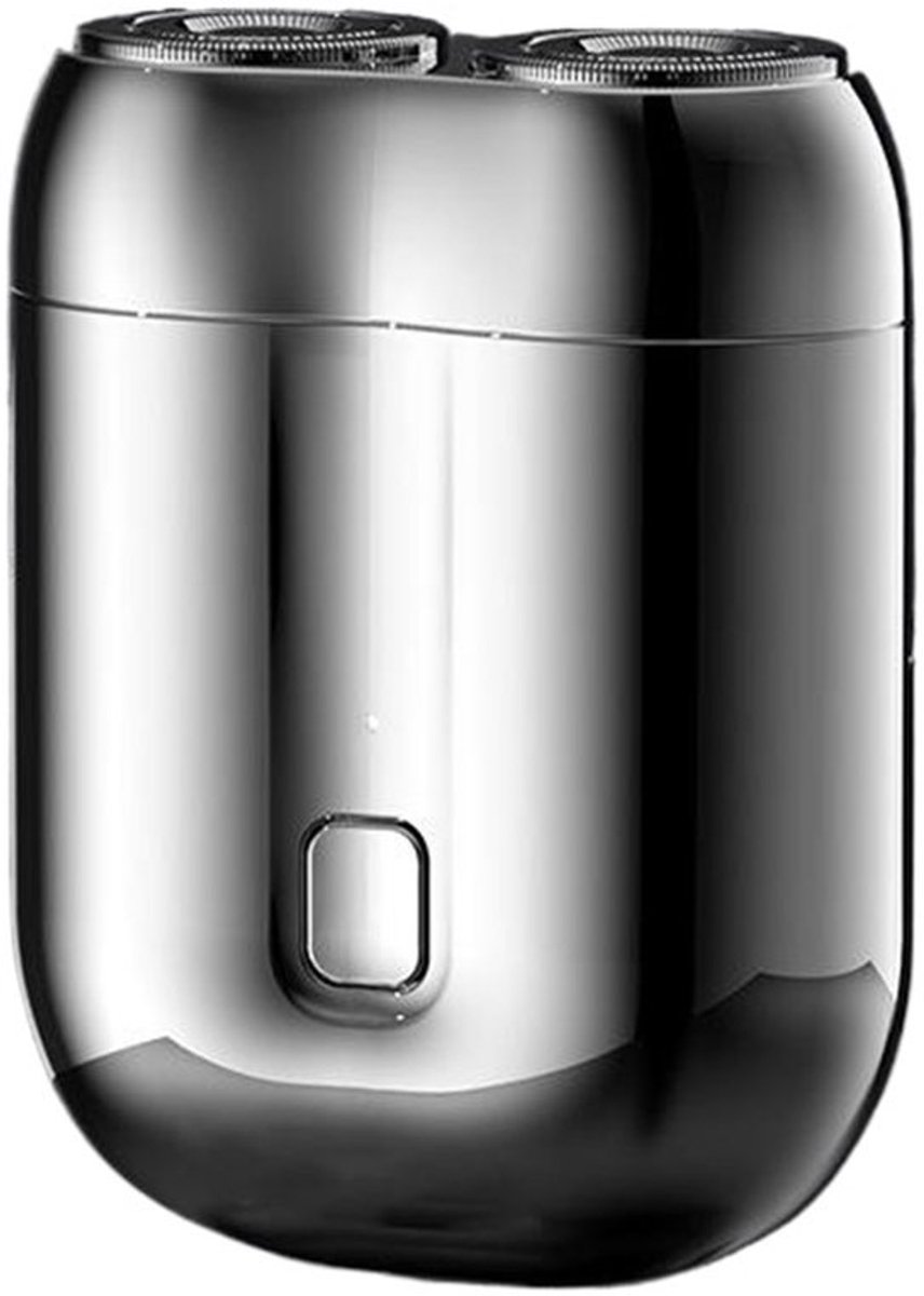 Krachtige 2-Blade Scheerapparaat - Usb Oplaadbare 2-Kop Body Shaver + Precisie/Baardtrimmer - Lichtgewicht en Comfortabel - Perfecte Lichaamshaar Verzorging voor Dames en Heren en de Beste Reiseditie - Kleur: Zilver