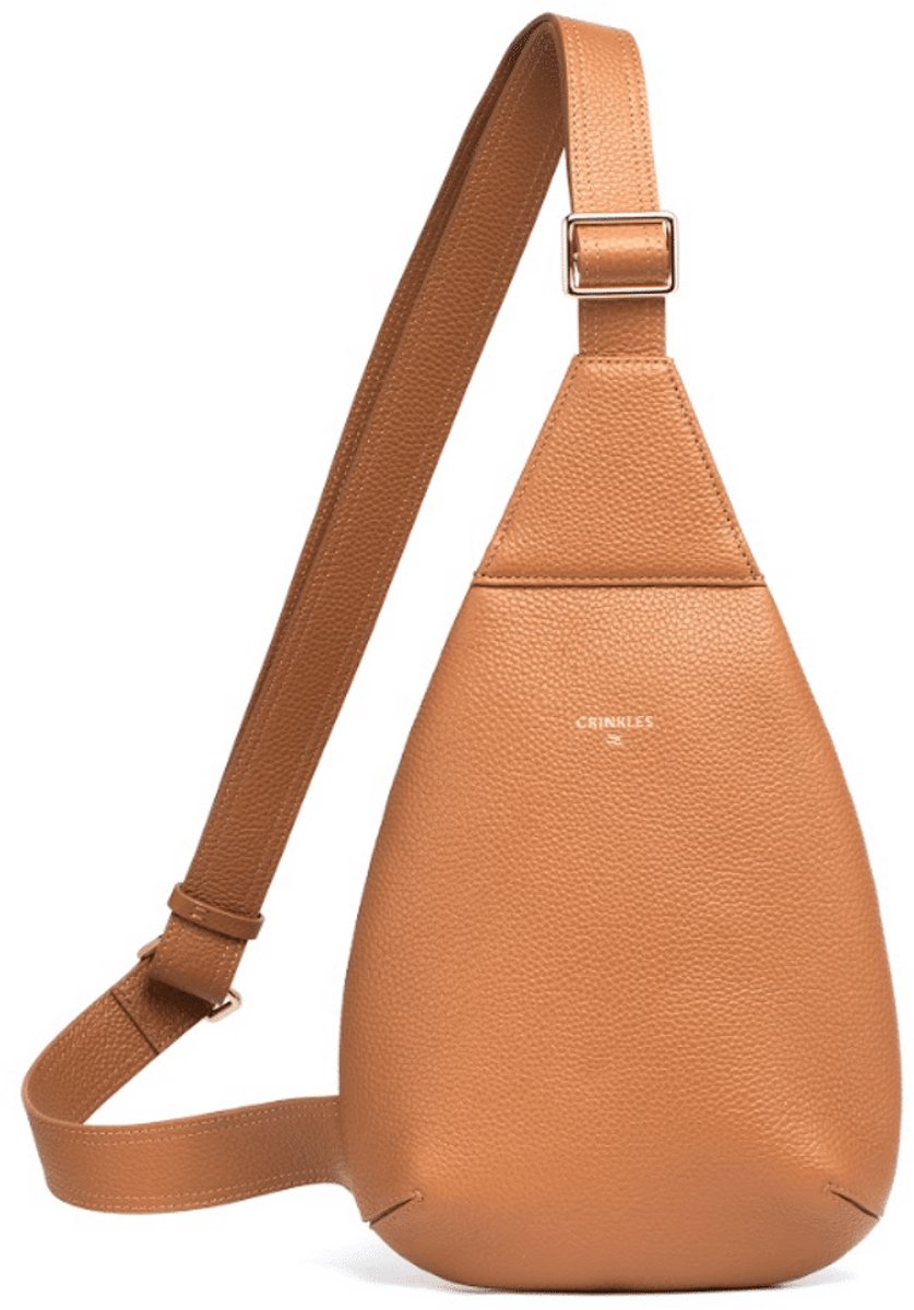 Crinkles Dames Handtas Tan | Bruin | Maat: One Size