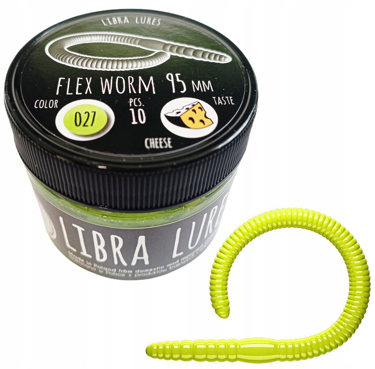 Libra Lures Flex Worm 9,5cm – Appelroan of Krills.
