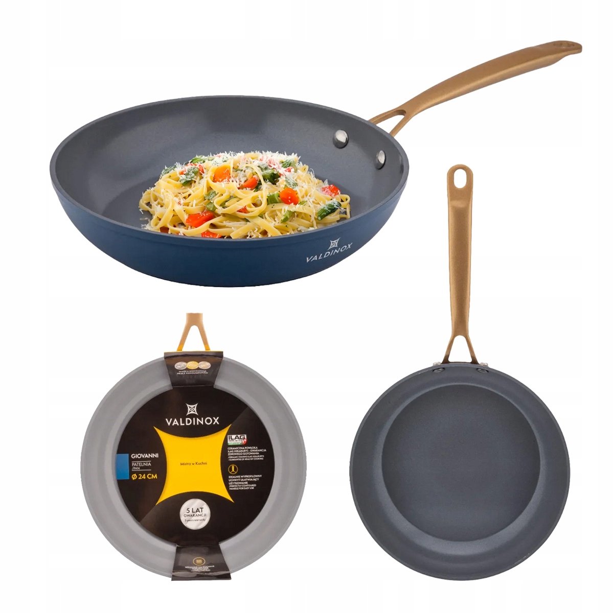 Valdinox Giovanni Koekenpan Aluminium 24cm Anti-aanbak Inductie