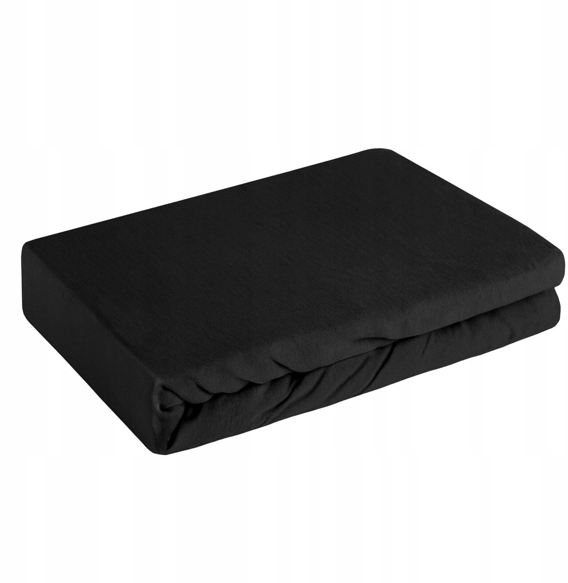 Jersey Hoeslaken 160x200cm Zwart - 100% Katoen