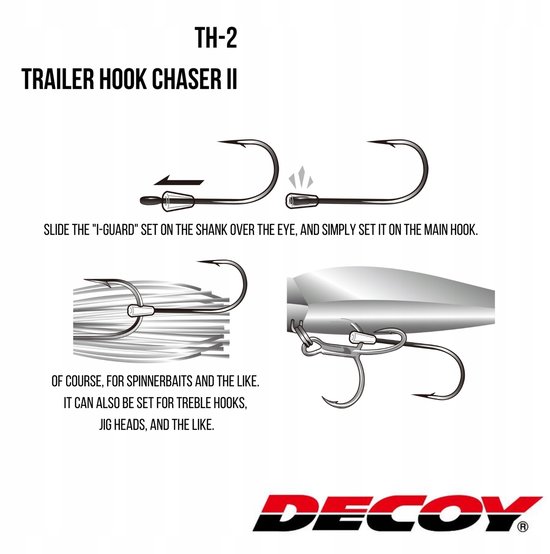 Decoy TH-2 Trekhaak Chaser II #2 (6 stuks) - Visgerei van Merkloos — afbeelding 2