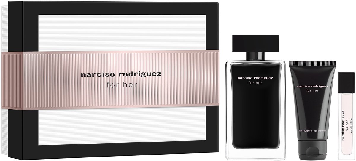 Narciso Rodriguez For Her | 50 ml + 50 ml + 7,5 ml | Set 3 st