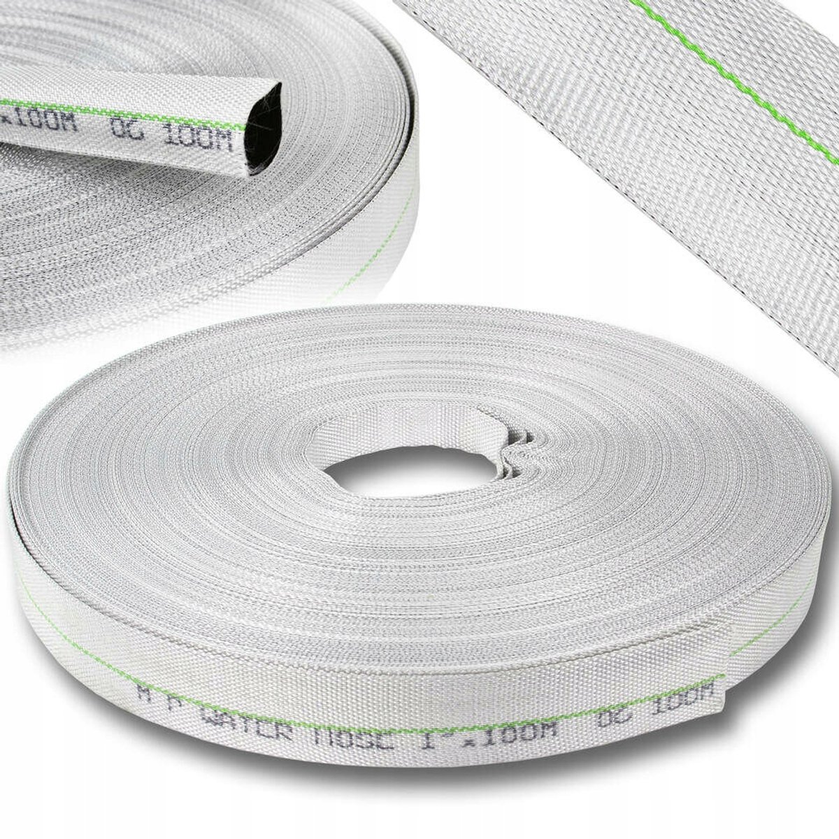 Brandslang 1" 100m Polyester Tuinpomp Afvoer