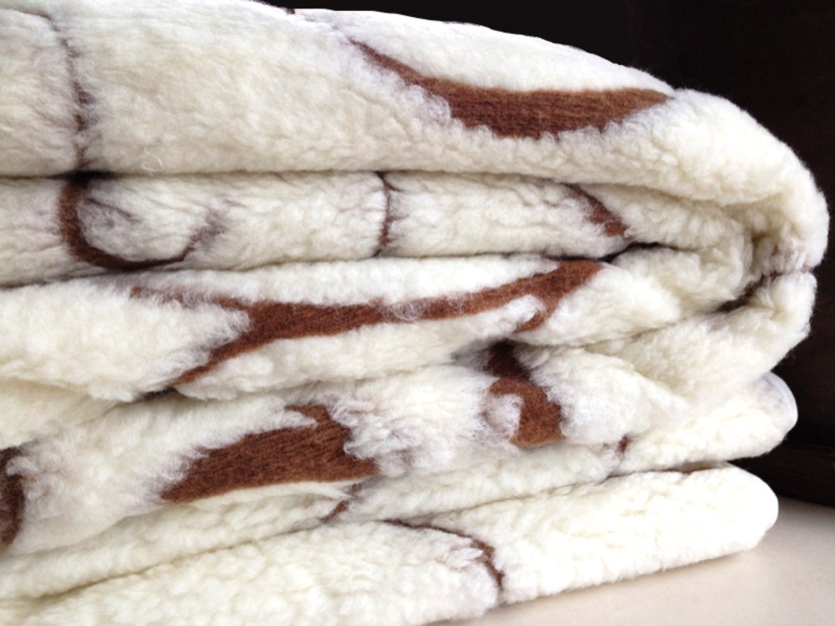 Luxe Merino Wollen Dekbed 200x220 cm – 100% Zuivere Australische Wol – Dubbele Dikte 900 g/m² – Woolmark Certificaat – Cappuccino Brown – Wasbaar, Antiallergisch, Zacht & Warm