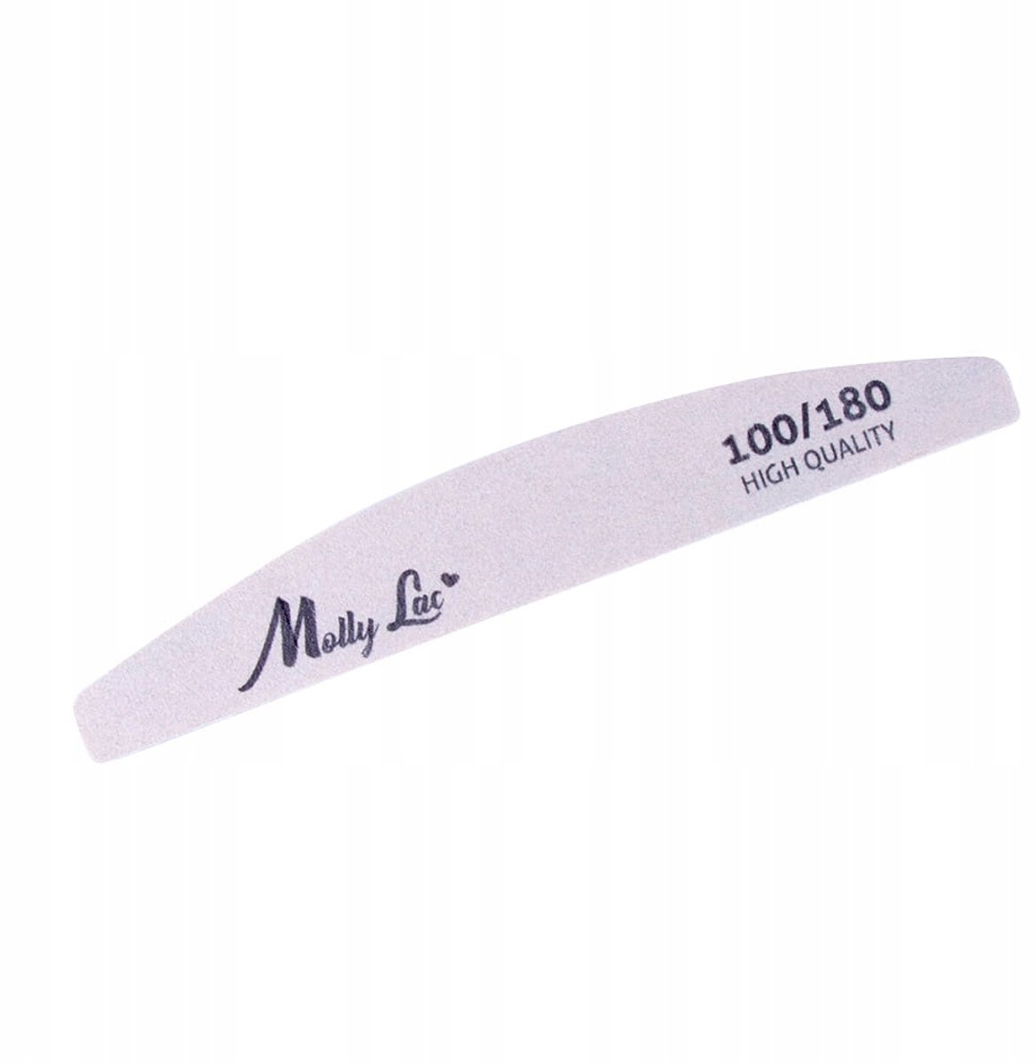MollyLac Zebra Vijl 100/180 - Professionele Nagelvijl Halve Maan