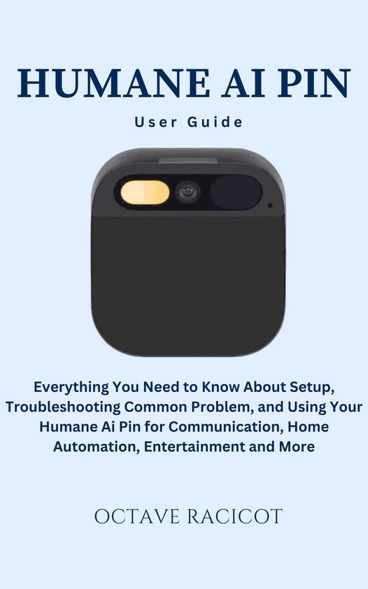 Humane Ai Pin User Guide - cover