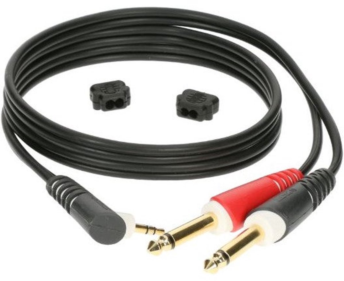 Klotz soundcard kabel jack 2m AY5A0200, 3,5 hoekjack - Invoerkabel