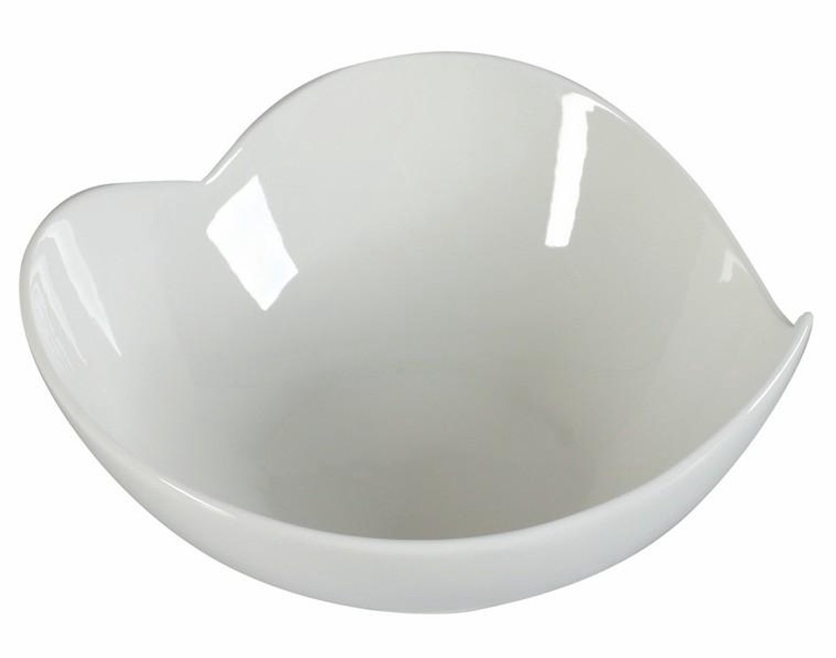 Ambition Salsa Saladekom Blad 15cm 280ml - Duurzaam Porselein