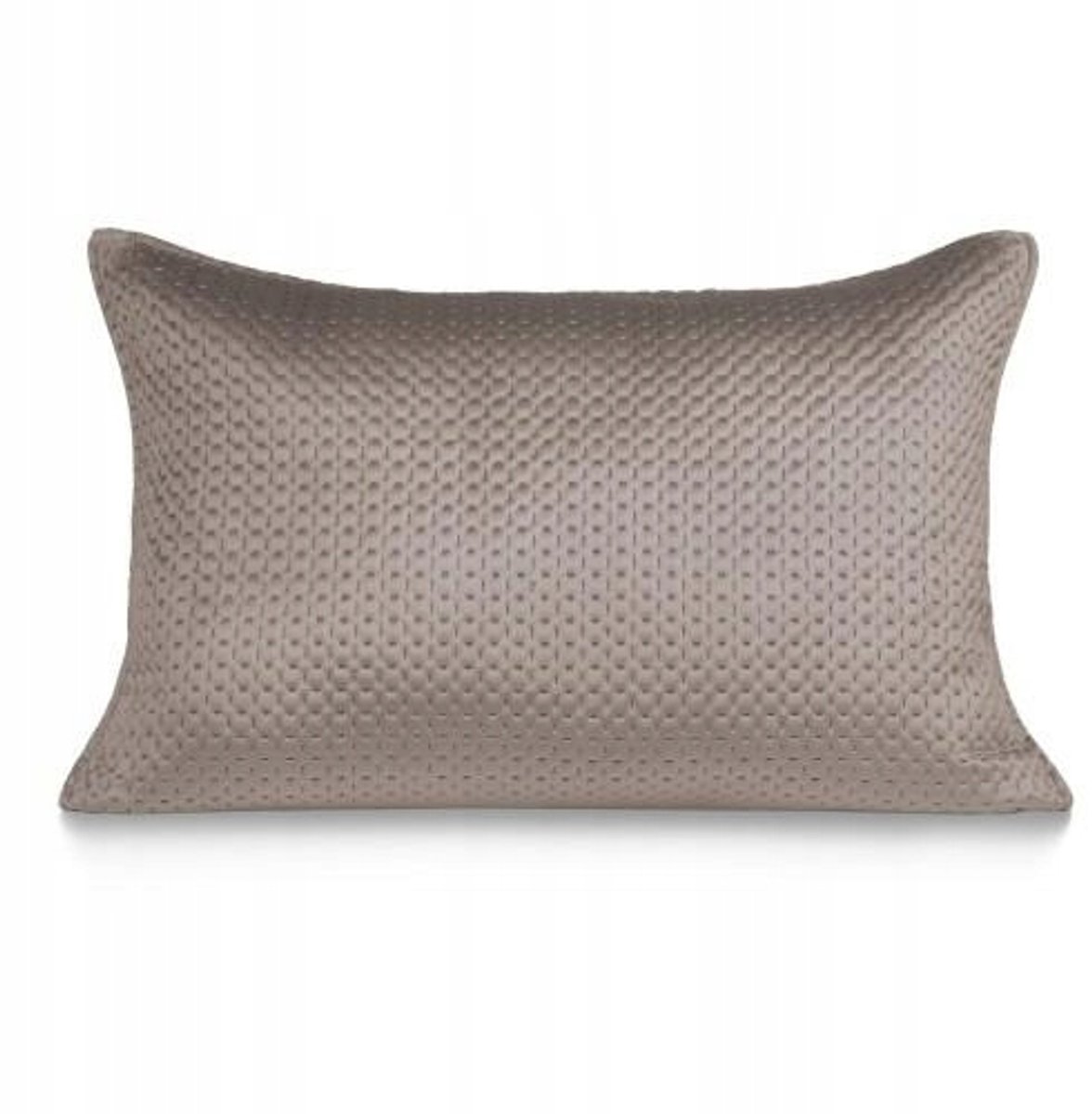Bruine Velours Kussenhoes 50x70cm Maya - Geometrische watten