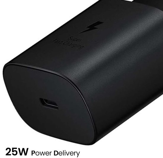 Samsung Universele USB-C adapter/oplader - Snellader (25W) - Zwart