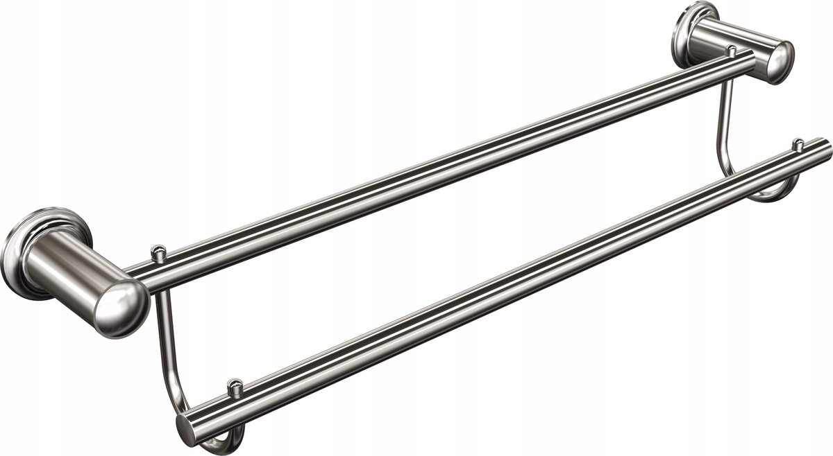 Andex Wandrek met 2 Haken, 70cm, Chroom
