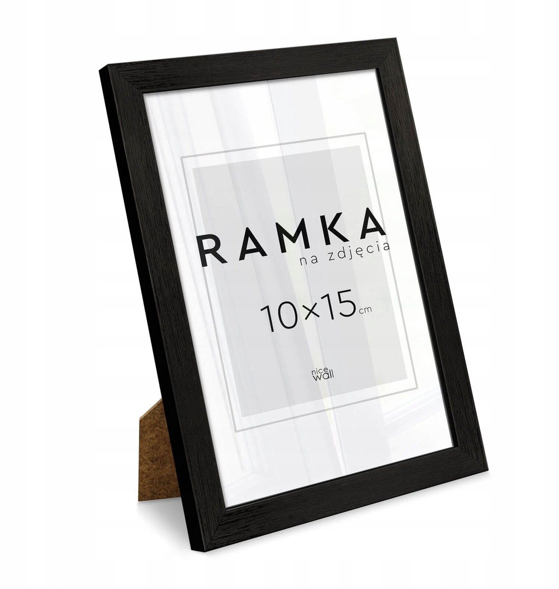 Zwarte Fotolijst 10x15 cm met Standaard - Stijlvol & Duurzaam