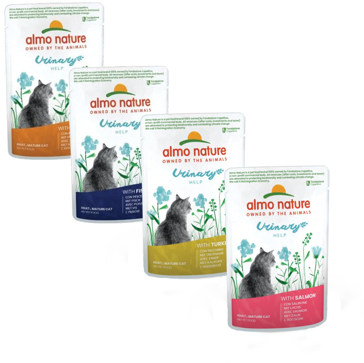 Voordeelverpakking Almo Nature HFC Urinary Help 24 x 50 g