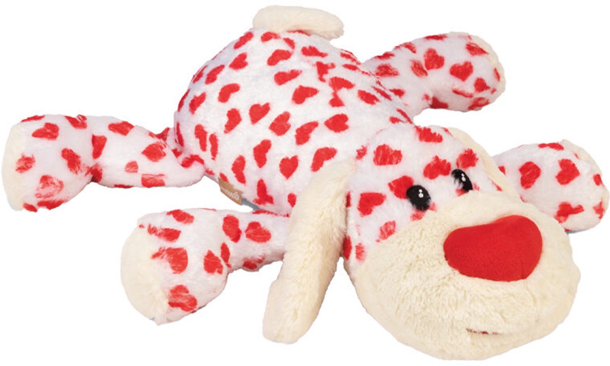 Beeztees XL-Knuffel Suki - Hondenspeelgoed - Pluche - Wit - 45x46x11 cm thumbnail 6