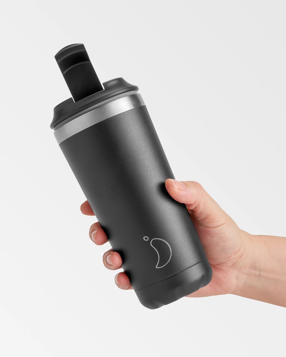 Chillys Original - Beker - Koffie-to-go - 500ml - All Black — cadeau in Koken & Dineren - foto 4