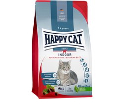 Happy Cat Indoor Kattenvoer - Rund - 1,3 kg