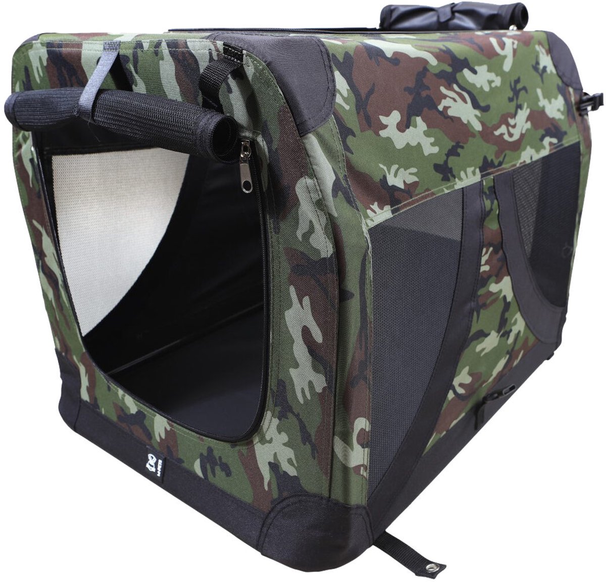 M-Pets Comfort Crate - M - Zwart - 61 x 41 x 41 cm