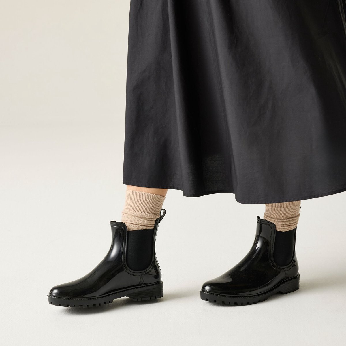 Stallaarzen Hiking Dames Waterdicht Zwart