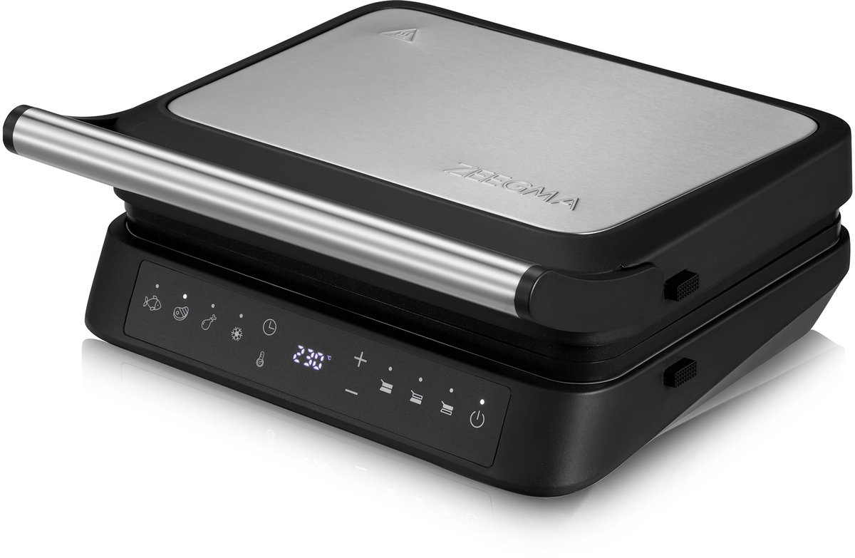 ZEEGMA Grill Chef Elektrischer Kontaktgrill und Sandwichtoaster - EdelKüche