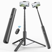 Victiv 178 cm magnetisch golfstatief voor iPhone, alles-in-één selfiestick-telefoonstatief, hoog met metalen pin, draagbaar reisstatief, compatibel met iPhone en Android