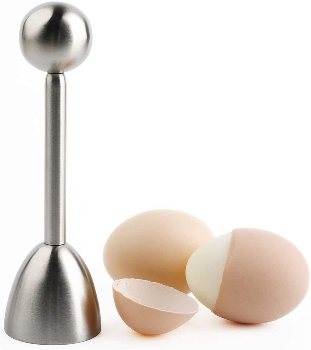 Eierschaalsnijder - Eierbreker - Eierschaalscheider van roestvrij staal - Eiersnijder
